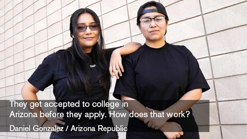 ASU Students Paula and Lucia Arellano (photo credit: Arizona Republic)