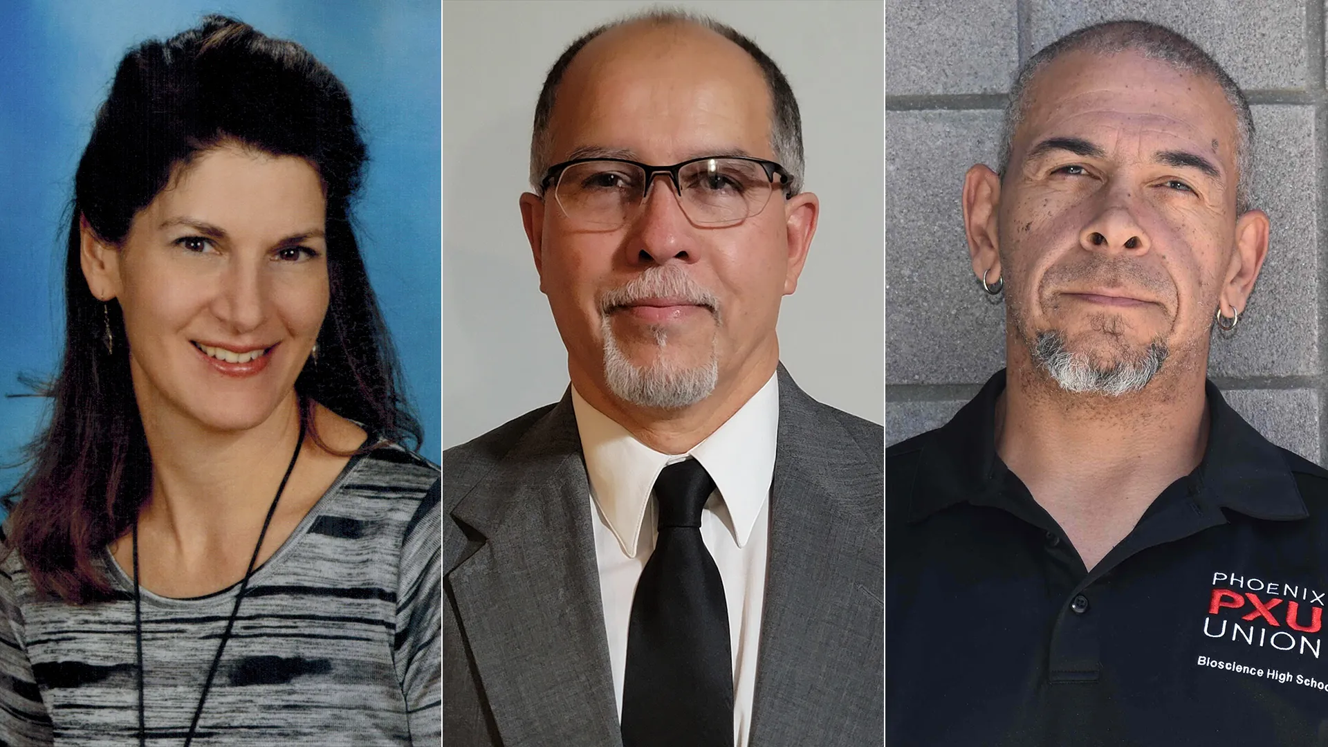 Juliette Baldwin, Fernando Ramirez and Milton Johnson